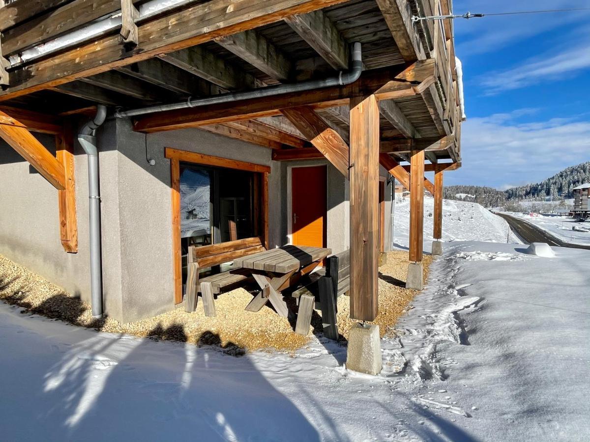 Gite Avec Terrasse Et Belle Vue - Chaletnelda Com Lamoura Exterior foto