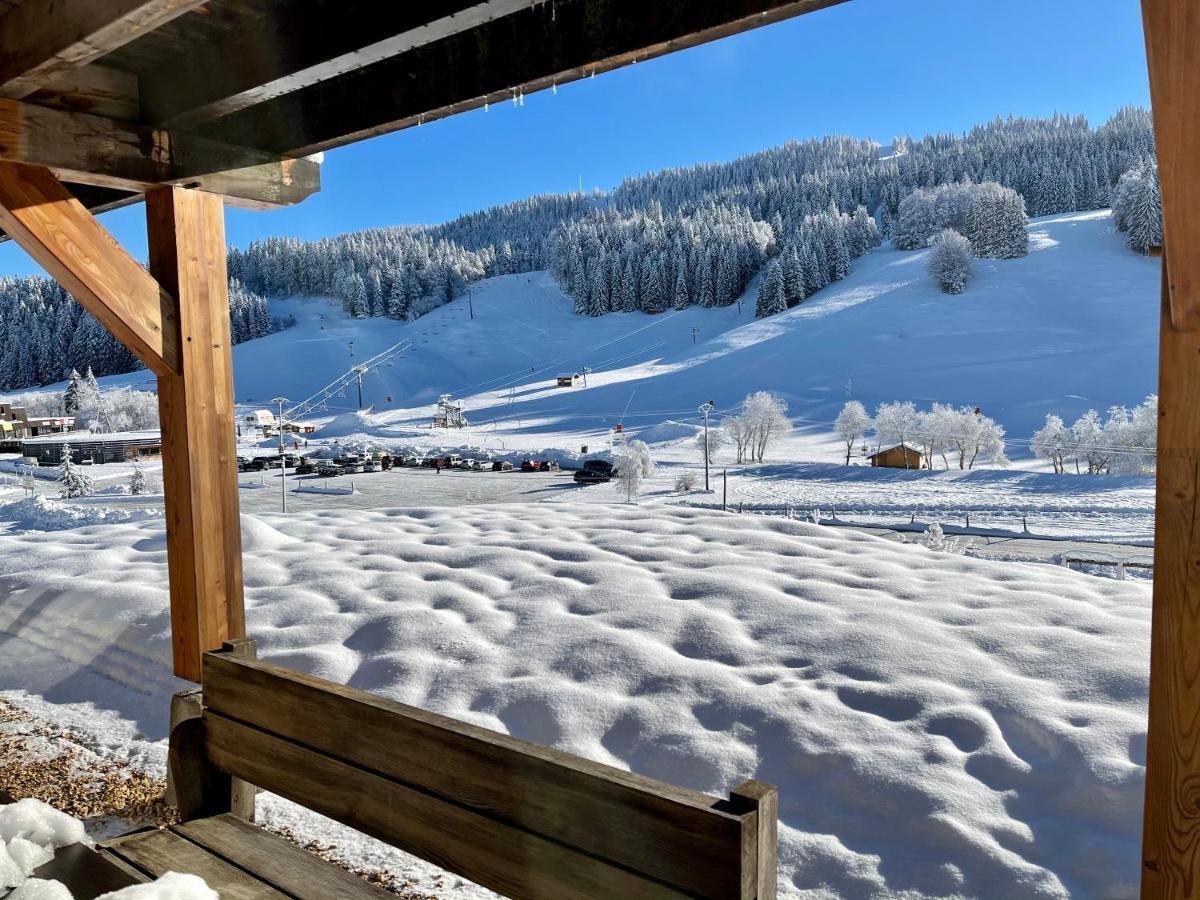 Gite Avec Terrasse Et Belle Vue - Chaletnelda Com Lamoura Exterior foto