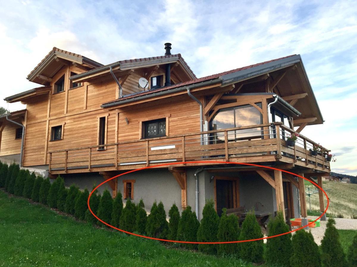 Gite Avec Terrasse Et Belle Vue - Chaletnelda Com Lamoura Exterior foto