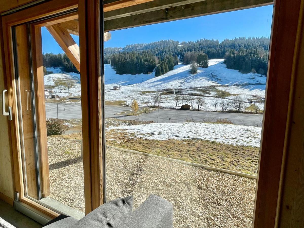 Gite Avec Terrasse Et Belle Vue - Chaletnelda Com Lamoura Exterior foto